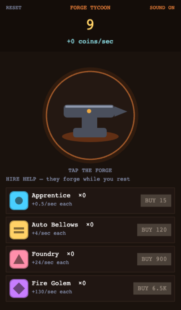 Idle clicker